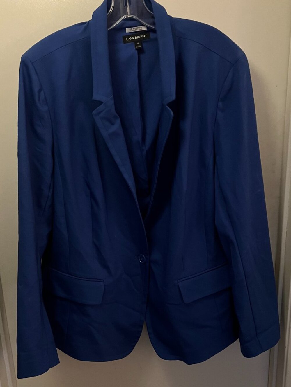 Lane Bryant Royal Blue Modernist Collection Blazer W24